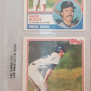Topps Baseball Cards - Wade Boggs